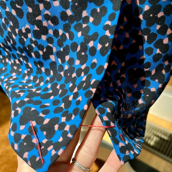 BODEN dress US 8 midi length print tailored fitted sheath dress - Picture 11 of 11